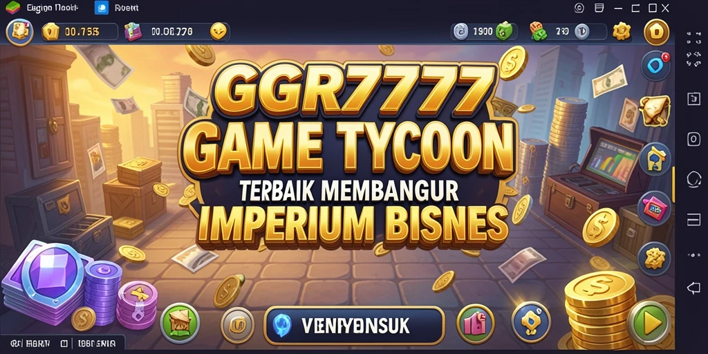 Tampilan gameplay GGR7777 yang menarik dalam membangun bisnis Tycoon.