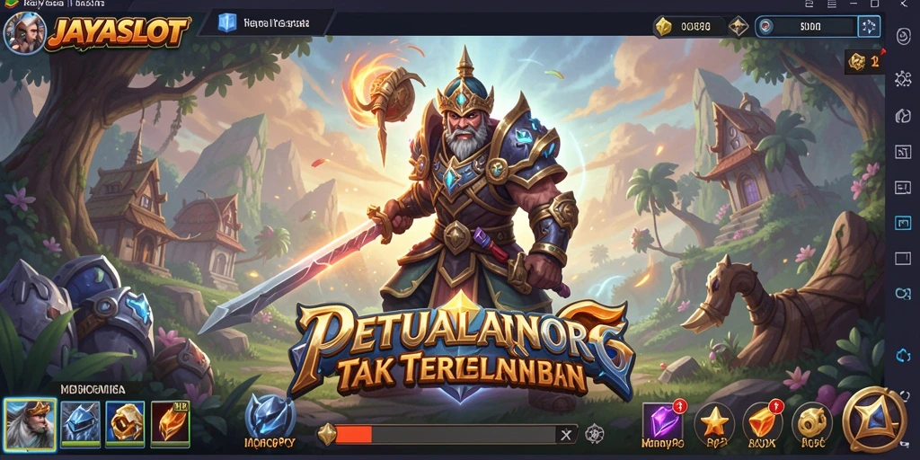 Tampilan gameplay yang mendebarkan di JAYASLOT.