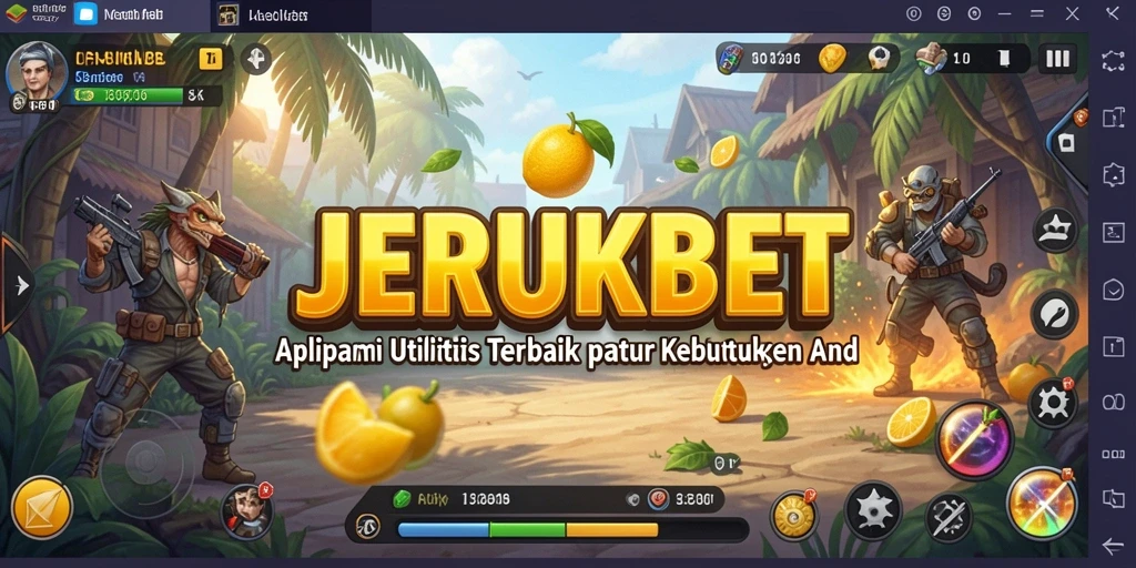 Tampilan utama JERUKBET yang menarik dan intuitif.