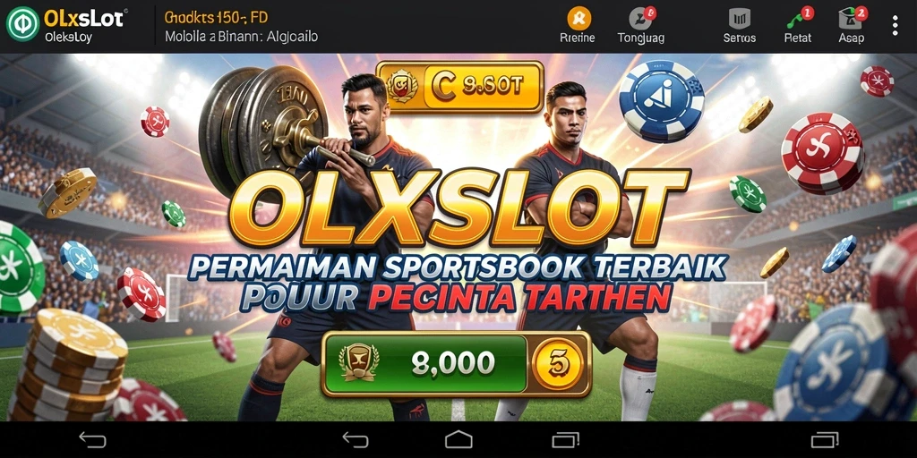 Screenshot utama OLXSLOT menampilkan tampilan menarik dari taruhan olahraga.