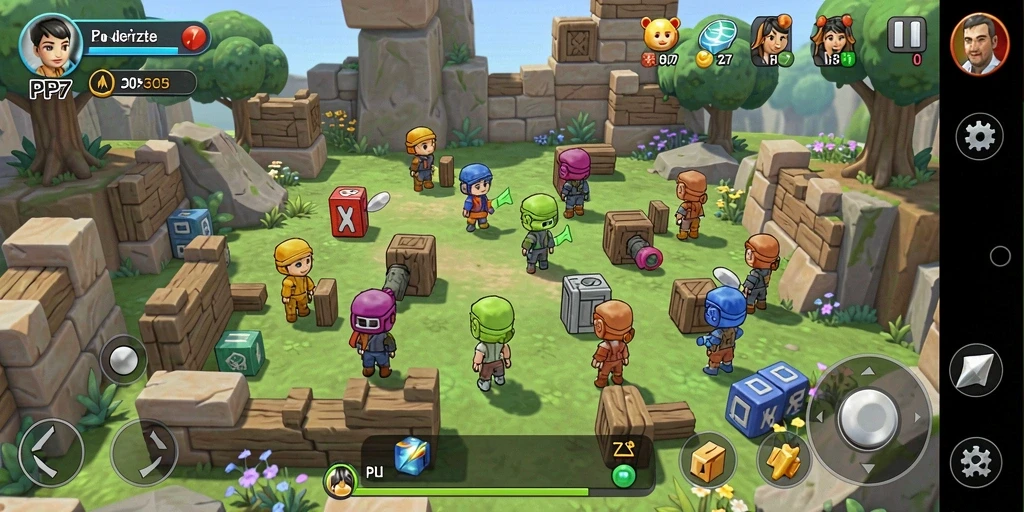 Tampilan gameplay PP7 yang menampilkan tantangan puzzle seru.