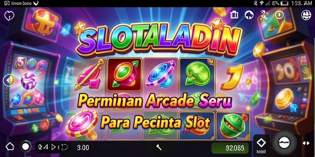 Screenshot gameplay <strong>SLOTALADIN</strong> dengan grafis dan tema yang menarik.