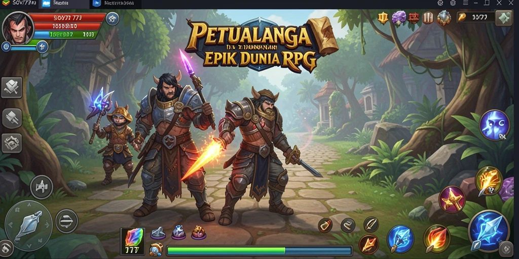 Screenshot gameplay SOV777 yang menunjukkan pertarungan epik antar karakter.