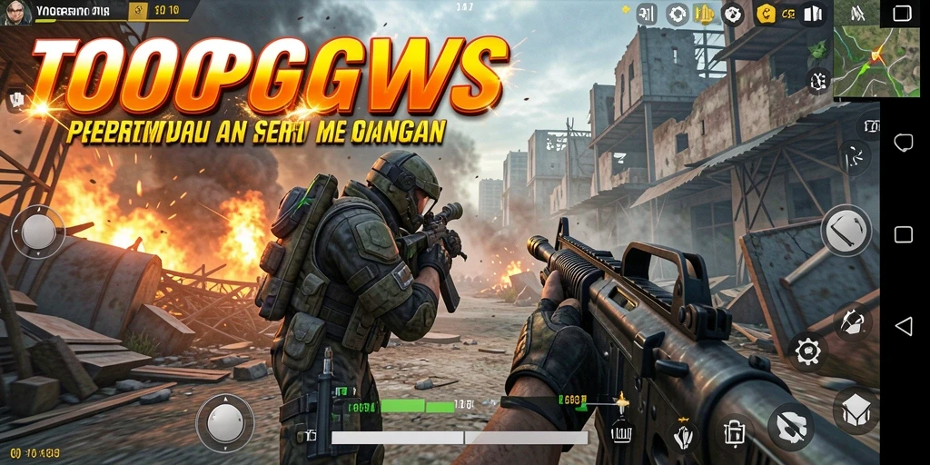 Gameplay menegangkan di TOOPGWS dengan aksi FPS yang intens.
